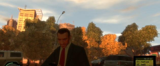 รหัสสำหรับความเป็นอมตะของ GTA 4  ผู้ฝึกสอนและกลโกงสำหรับ Grand Theft Auto IV
